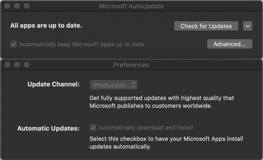 microsoft autoupdate mac download
